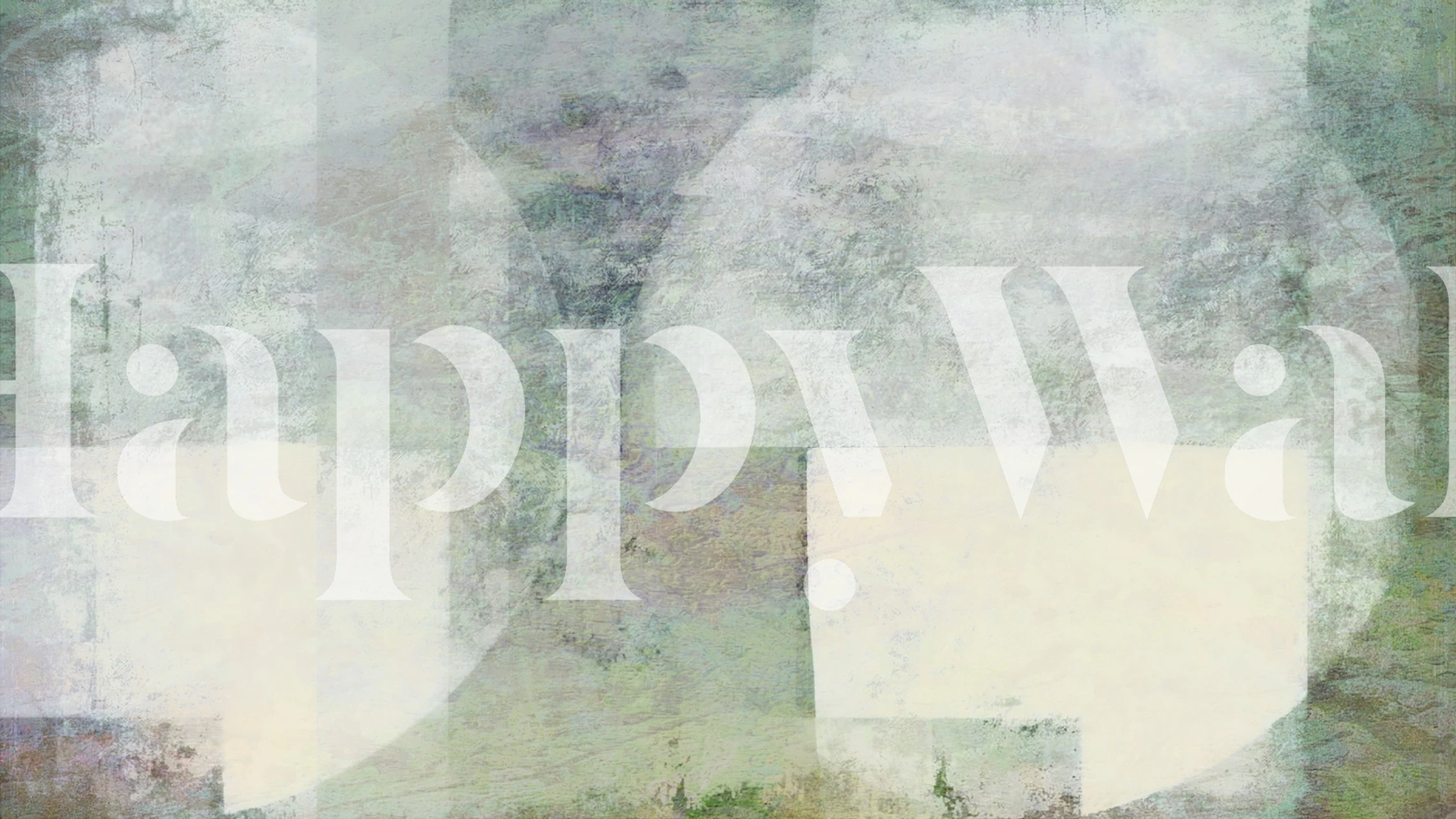 Abstract Artistry Blend papel de parede em um quarto