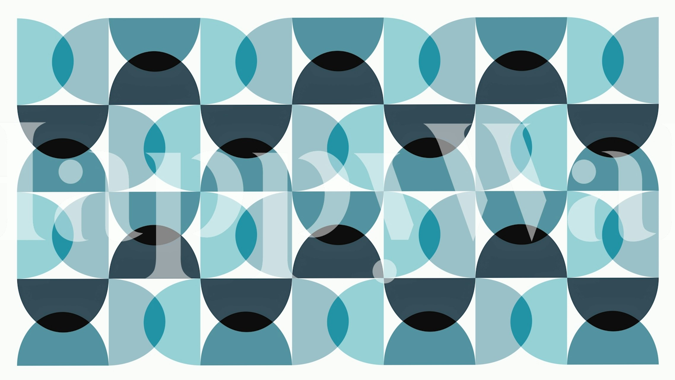 Retro Waves wallpaper design in a room