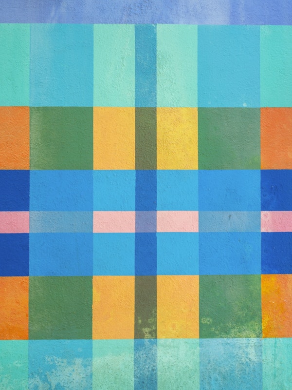 Checkered Pattern Wall