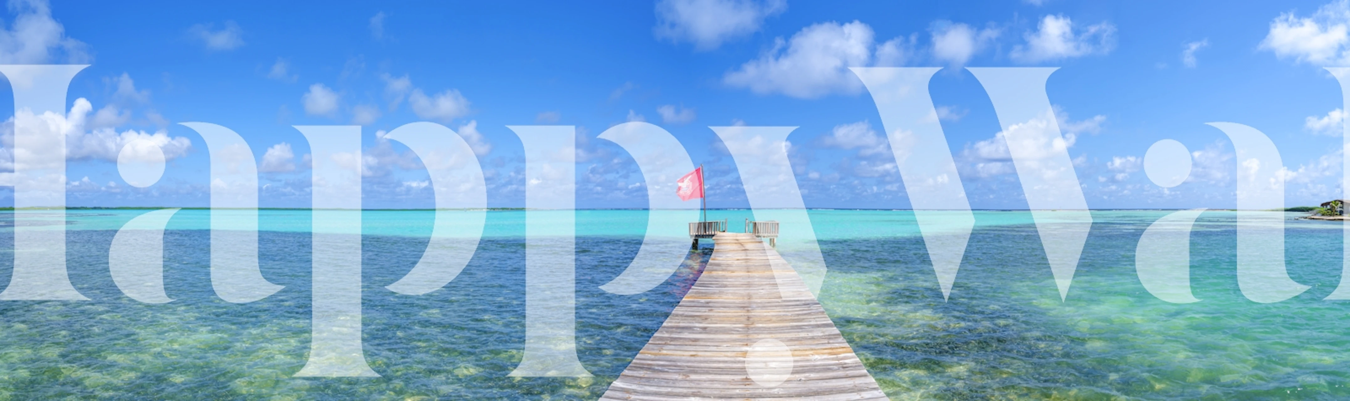 Pier to Paradise vedoucí k tyrkysovým vodám tapeta