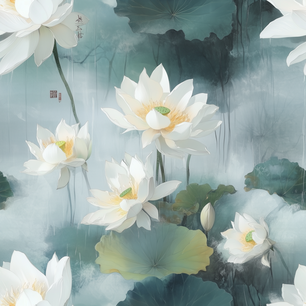 Ethereal Lotus Blossom