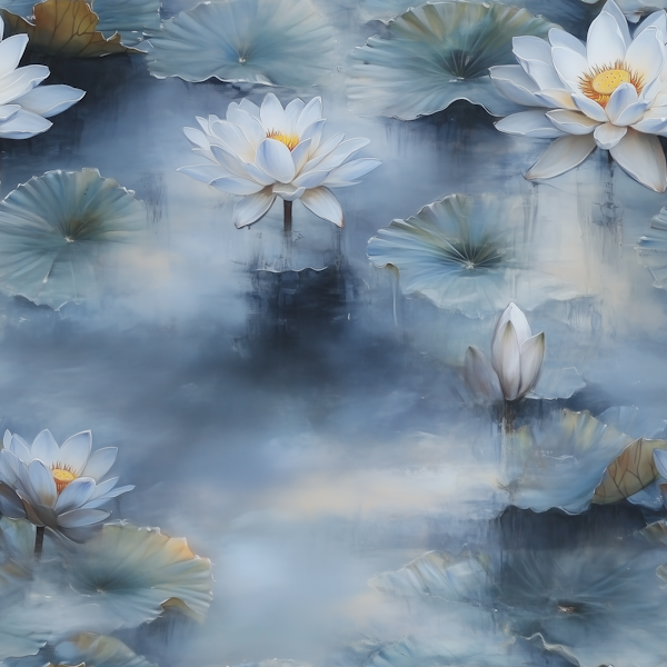 Misty Water Lilies