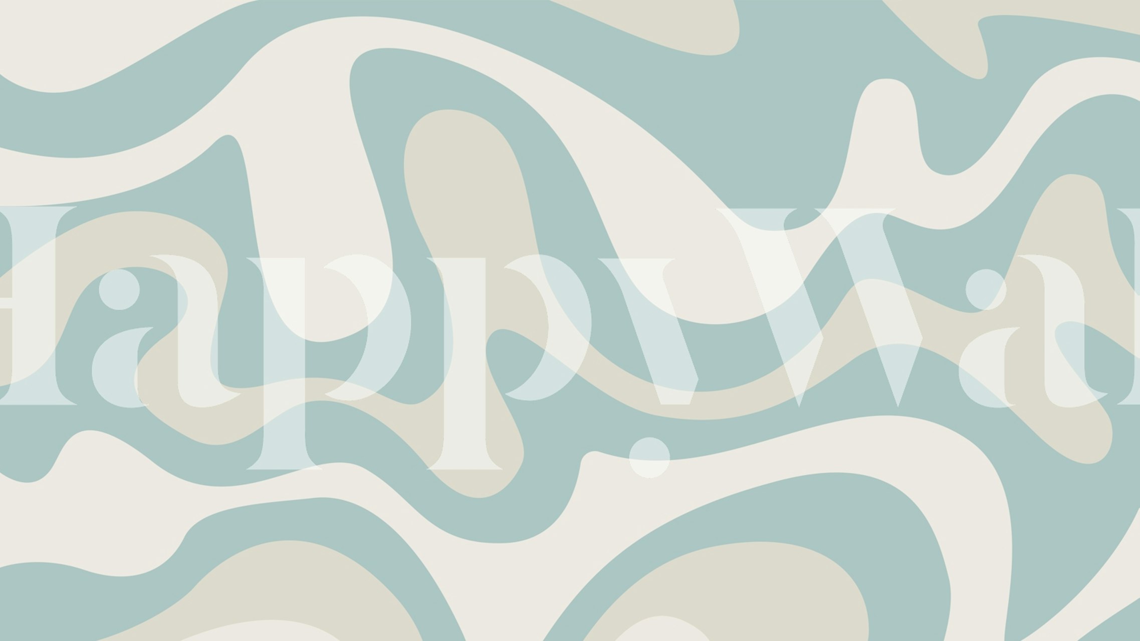 Tapeta Scandinavian Waves w pokoju