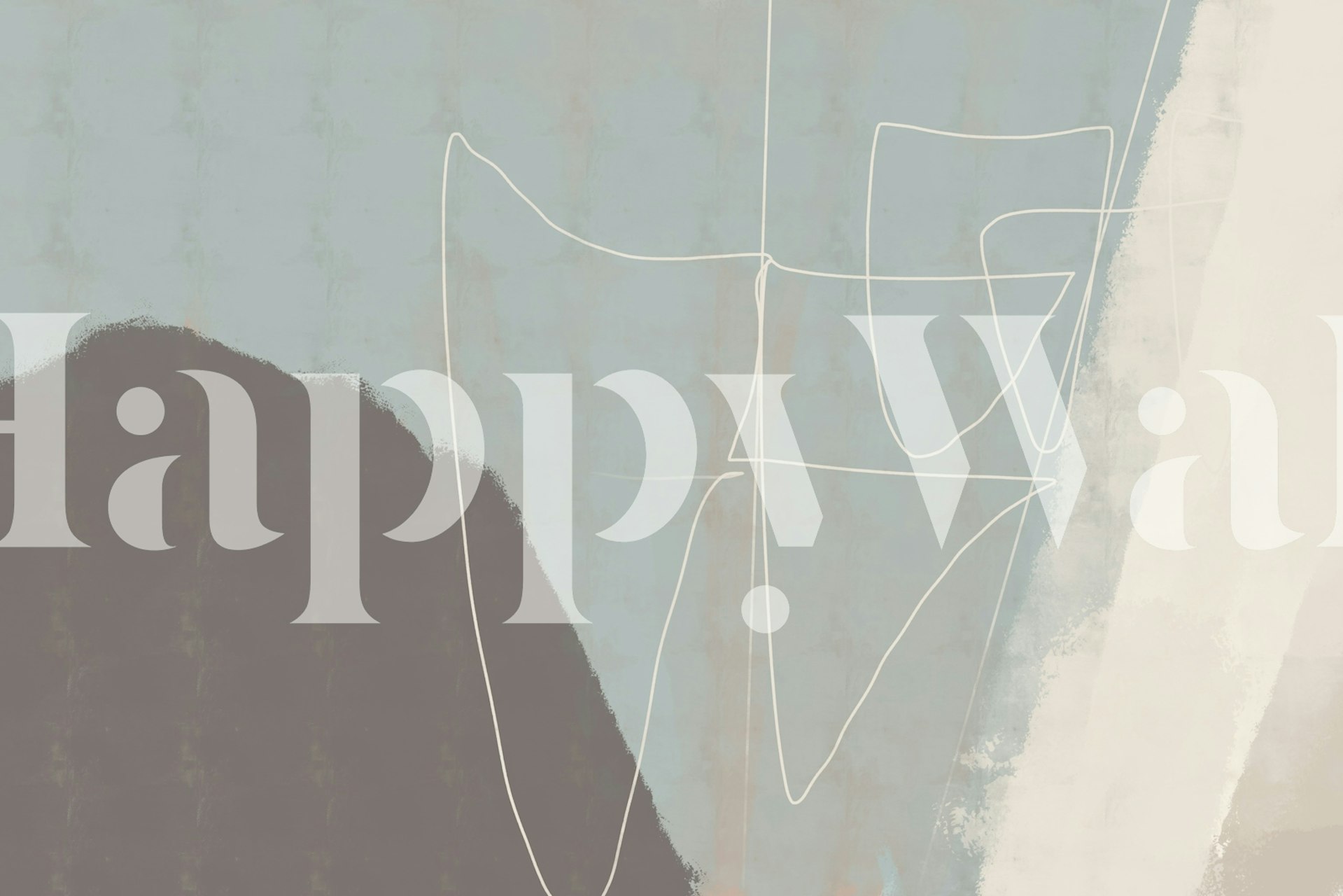 Papier peint Abstract Skyline Bliss dans une pièce