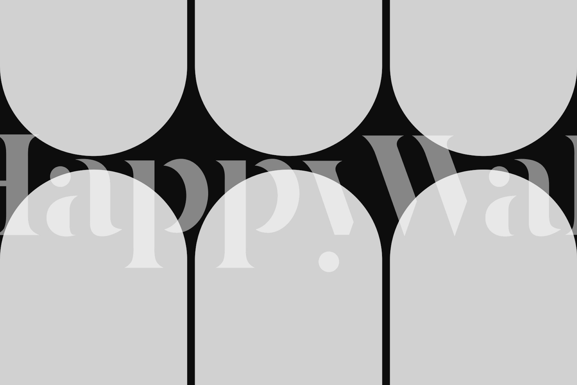 Black and grey geometric pattern wallpaper