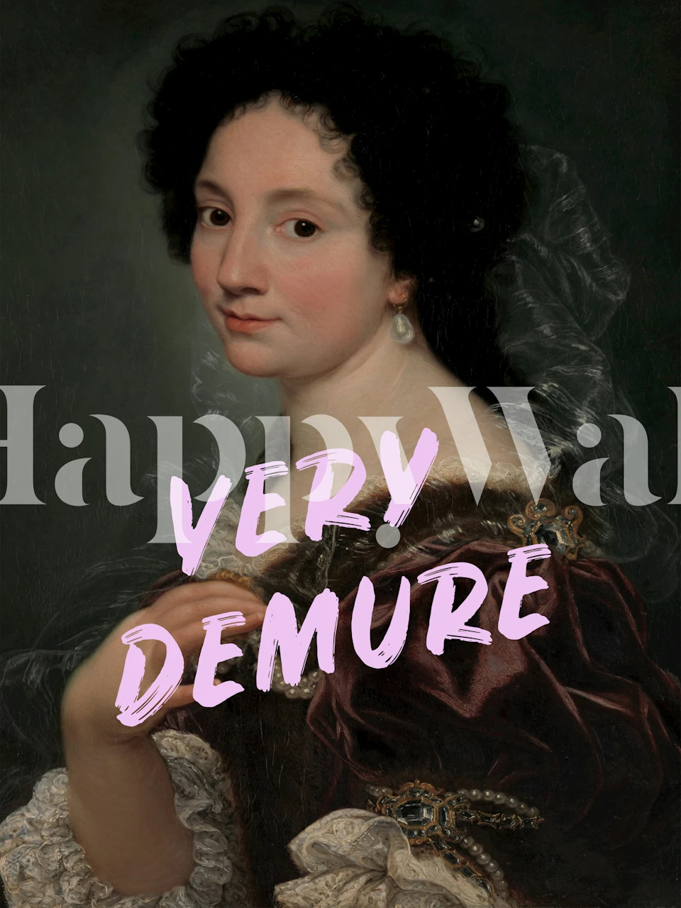 Very Demure Lady tapet i et rom