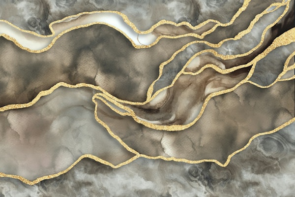 Opulent Marble Mineral Elegy