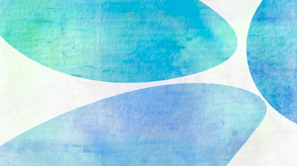 Aqua Swirls Artistic Decor