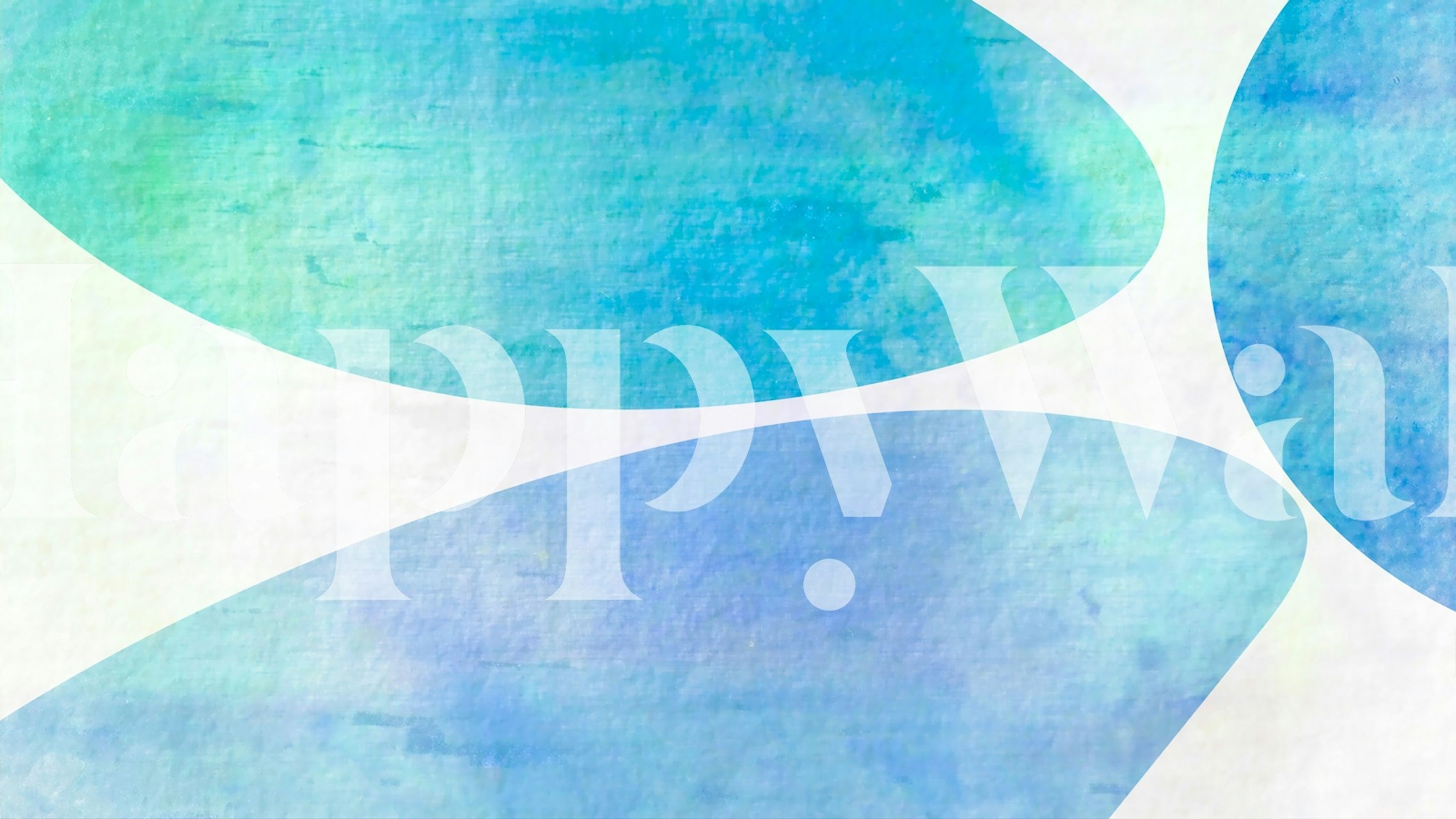 Aqua Swirls Artistic Decor tapeta v pokoji