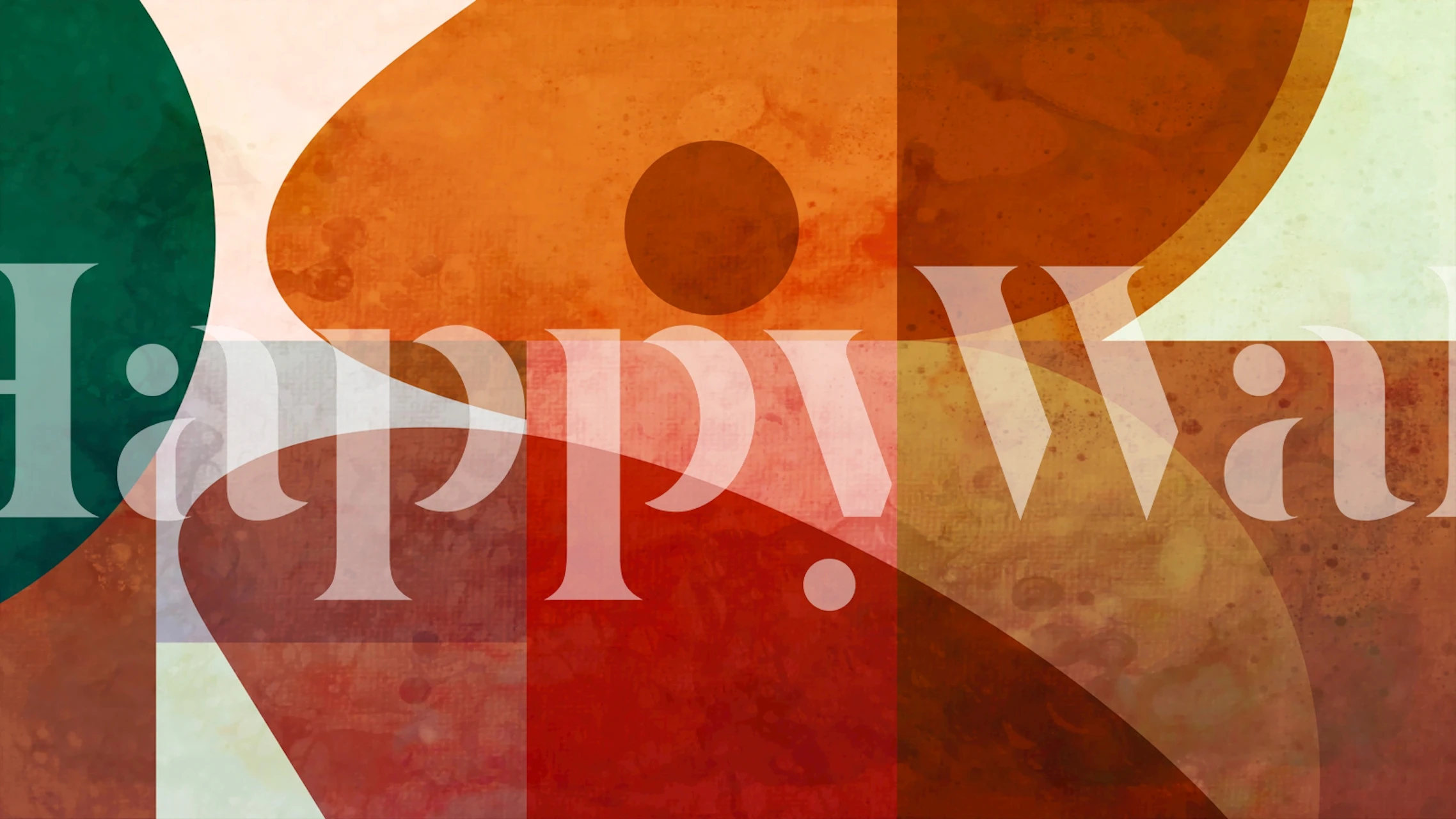 Earthy Abstract Shapes tapeta u sobi