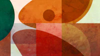 Earthy Abstract Shapes papel de parede