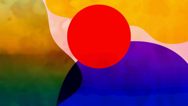 Burning Sun Abstract