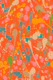 Splatter Modern Abstract Expressionism Coral