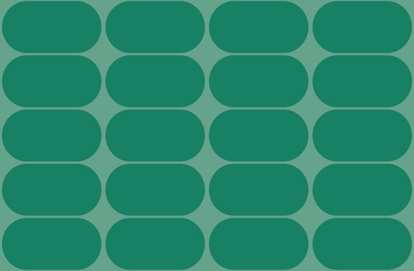 Emerald Retro Pebbles