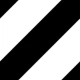 Black and white diagonal stripes wallpaper