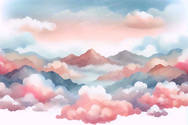 Pastel Mountain Dreams