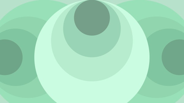 Mint Orbitals Chic Deco