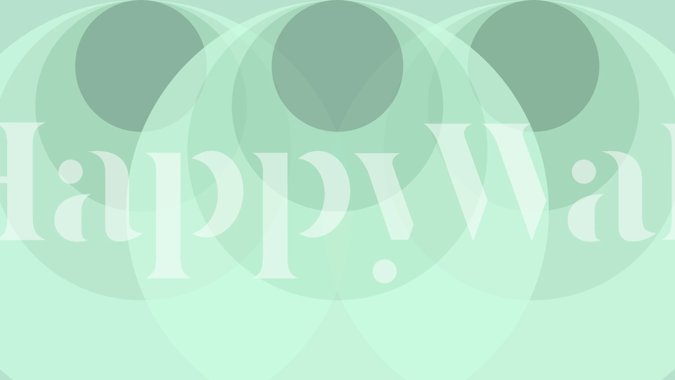 Papier peint Circles in Harmony présenté dans une pièce