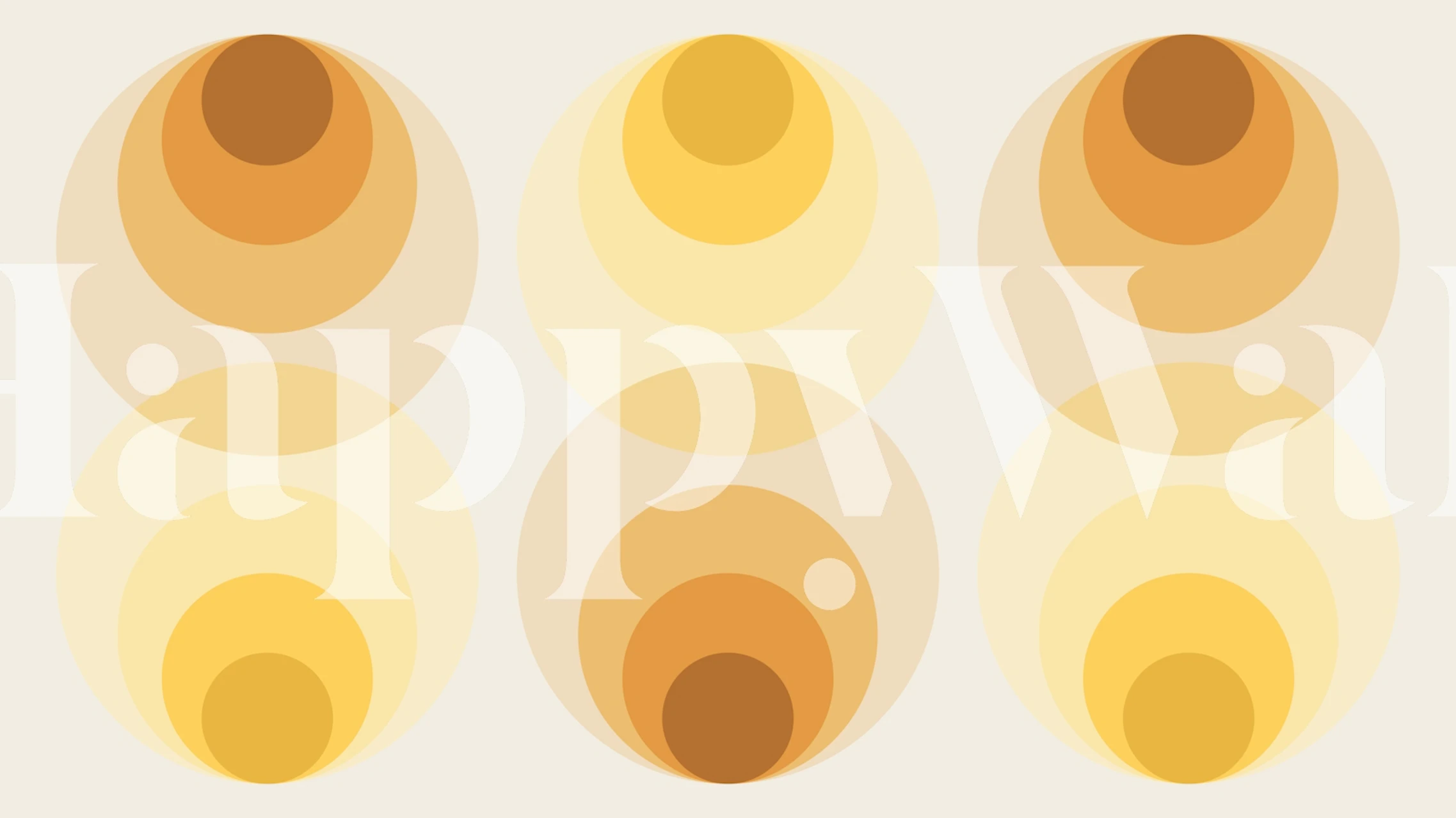 Papier peint Seventies Sun dans une pièce