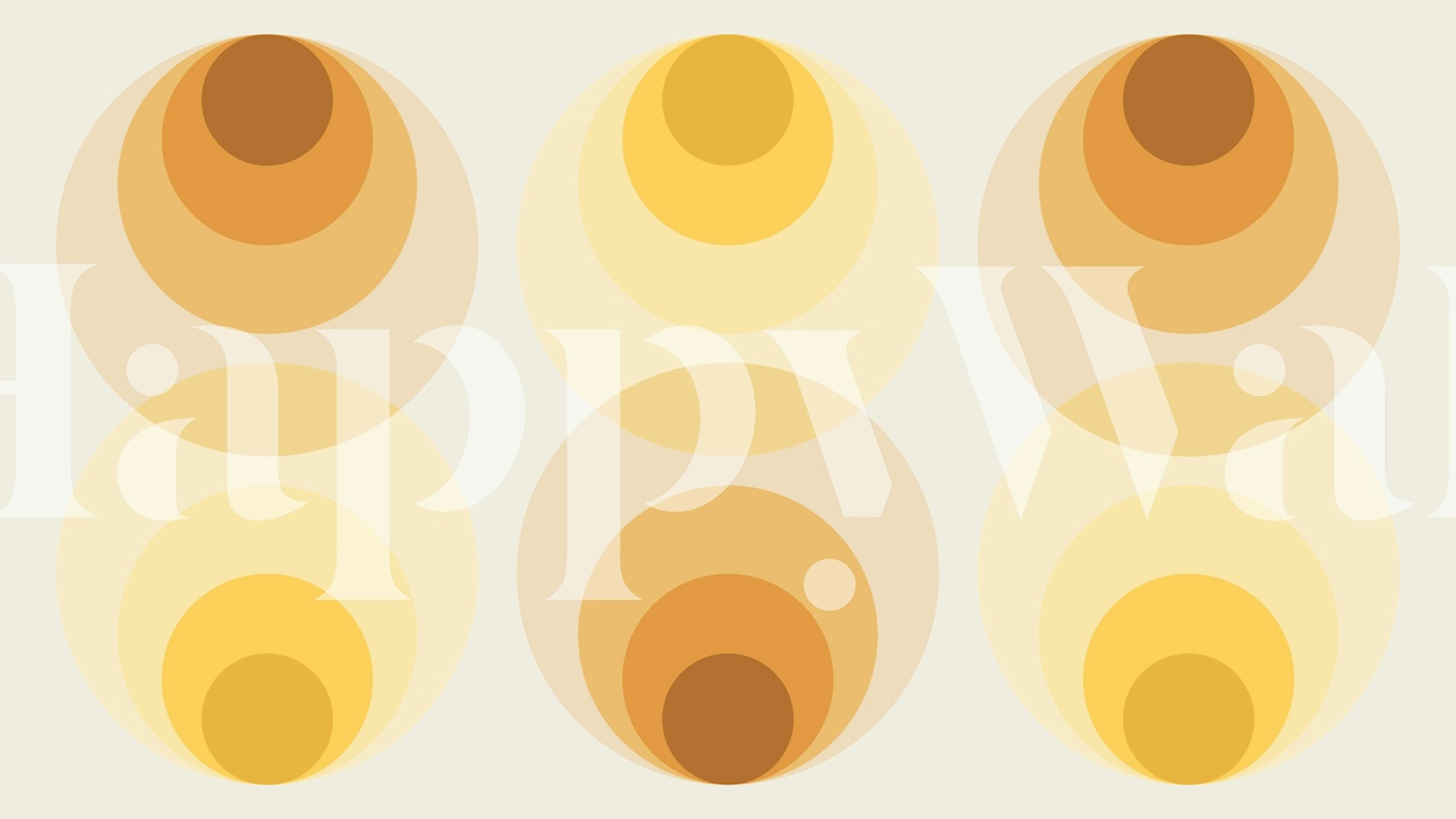 Tapeta Seventies Sun w pokoju