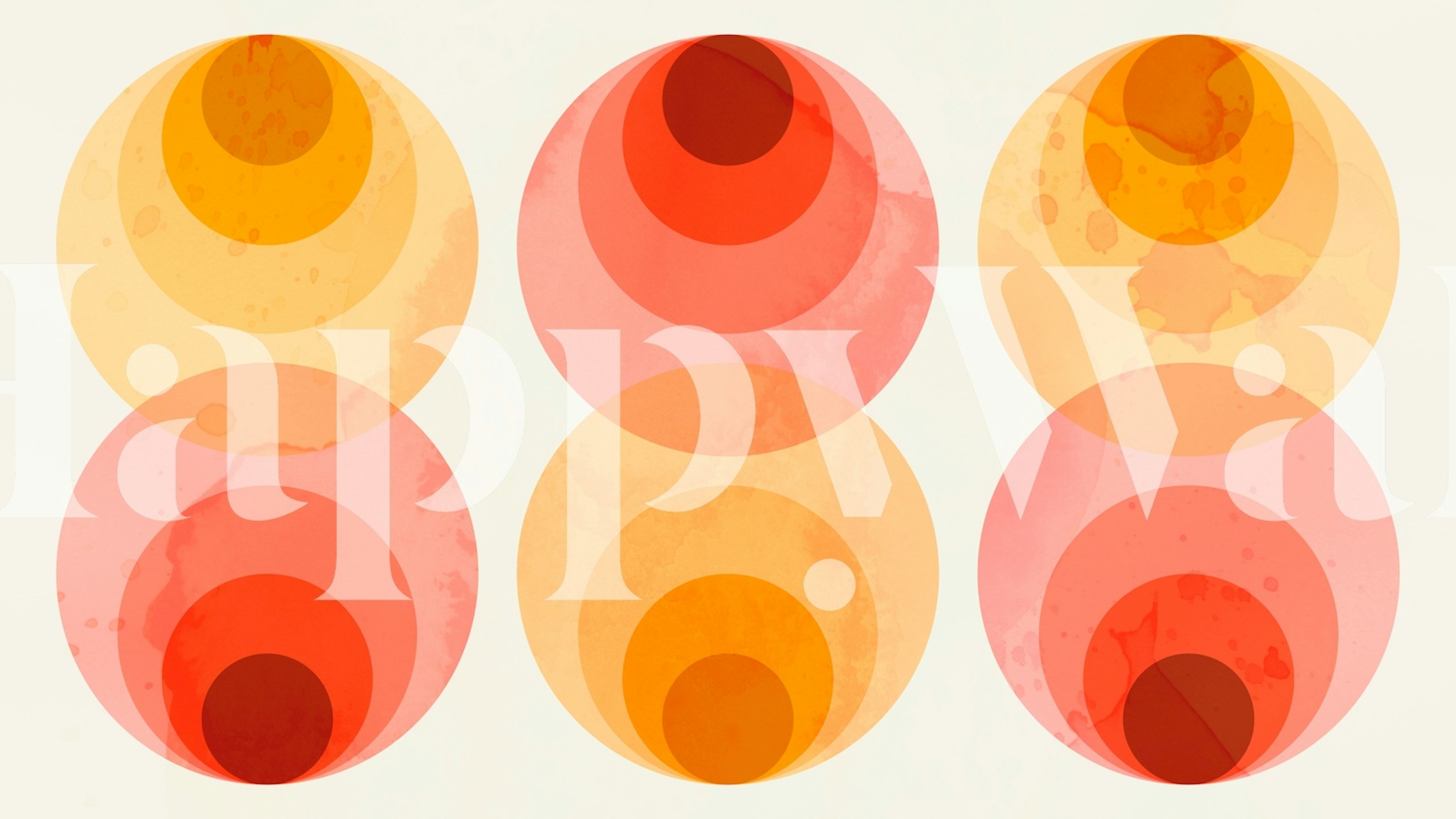 Sunny Orb Splash wallpaper in a room