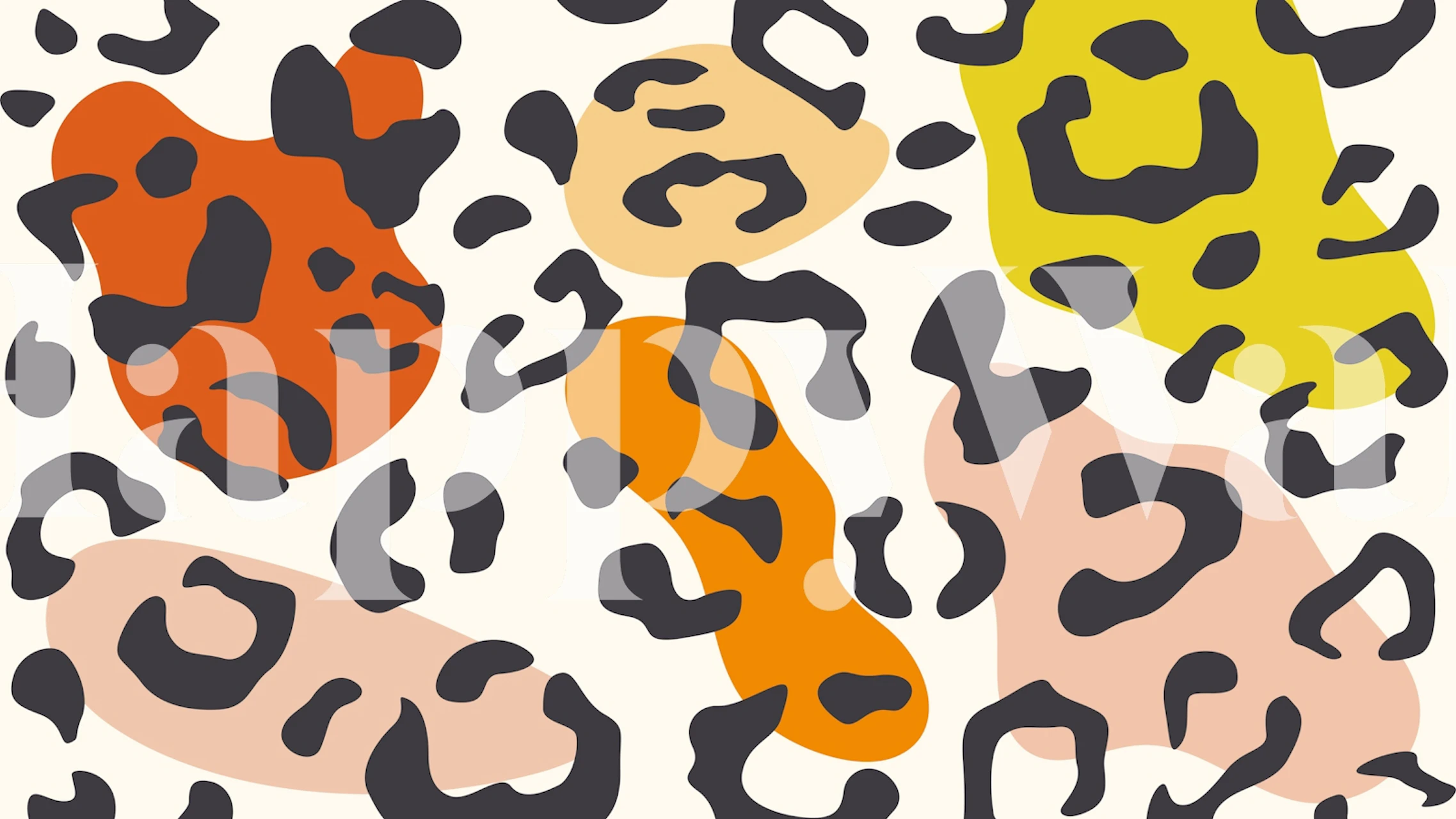 Trendy Safari Abstract tapetdesign