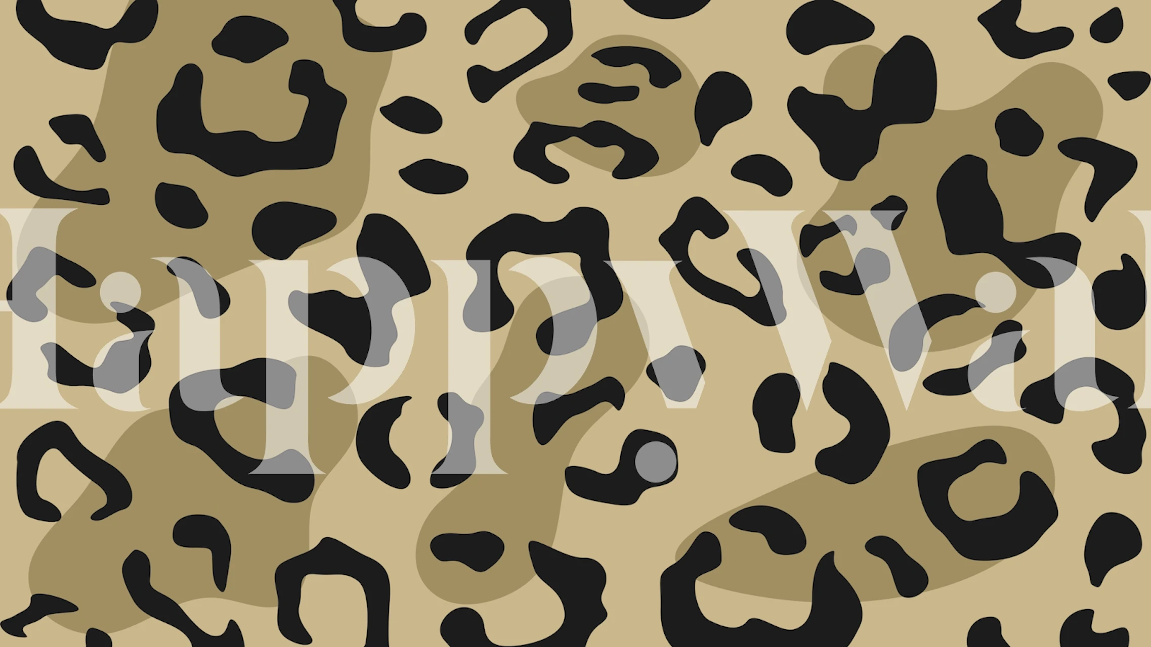 Urban Safari Vibes wallpaper in a room