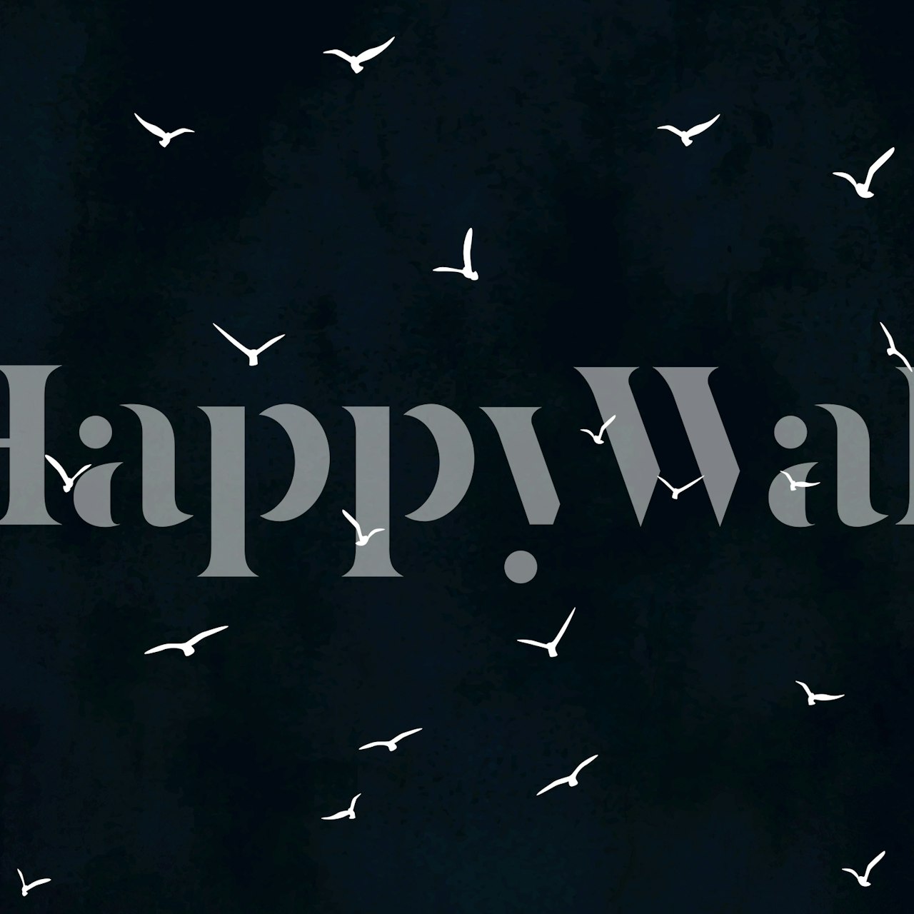 White doves against a black sky wallpaper