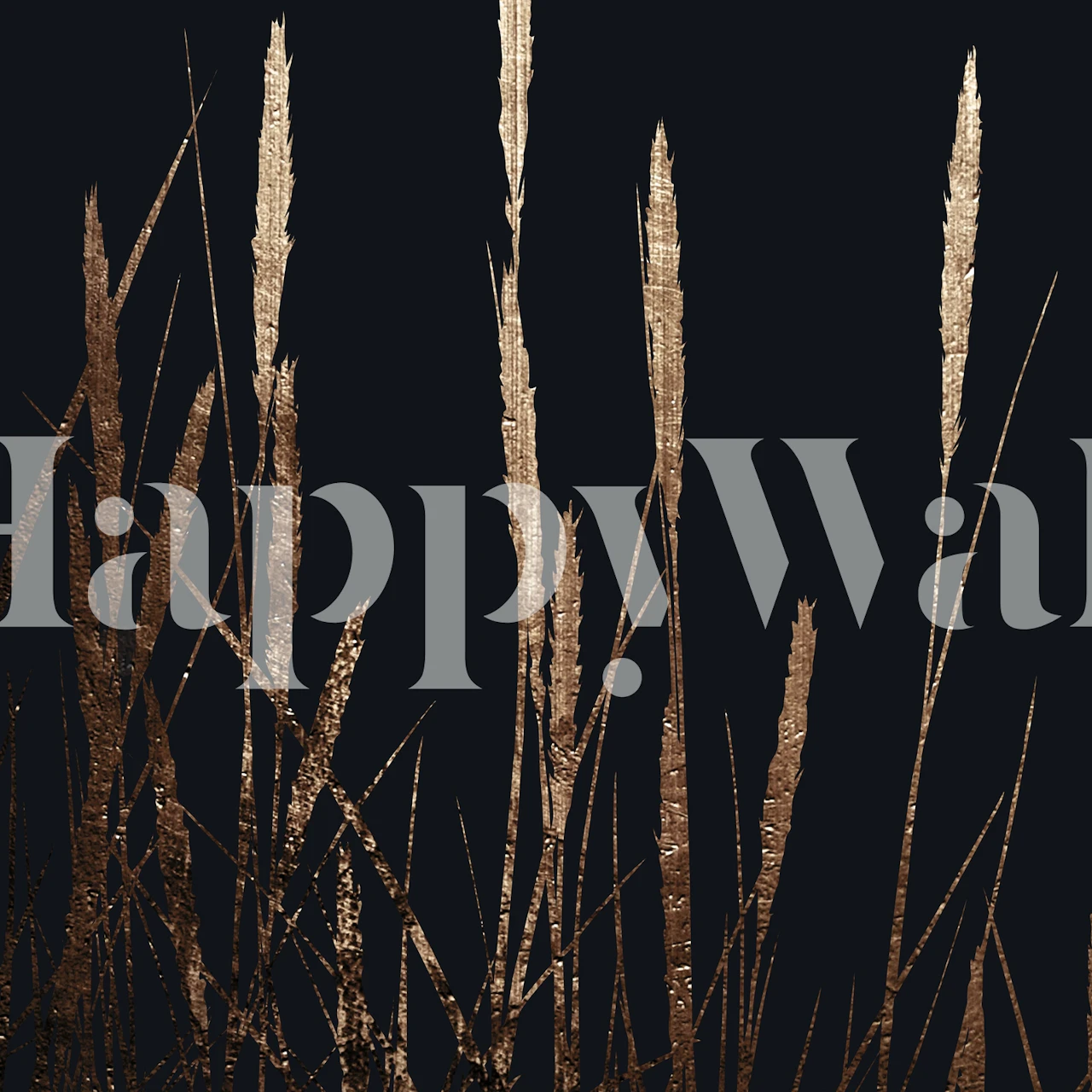 Golden Fields wallpaper design in a room