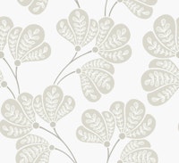 Olivia - Warm Minimalist Leaves tapete