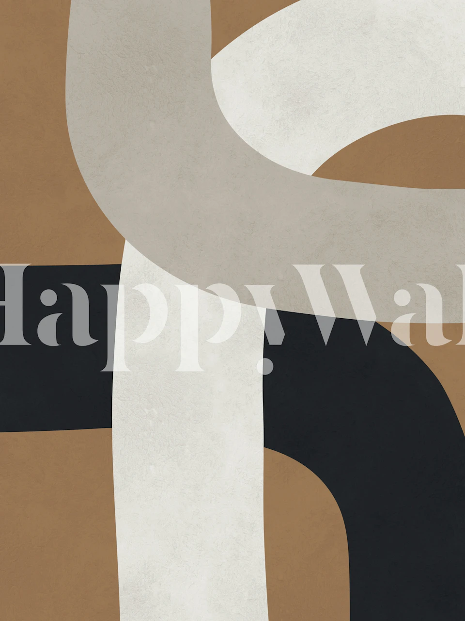 Modern Art Deco Fusion wallpaper in a room