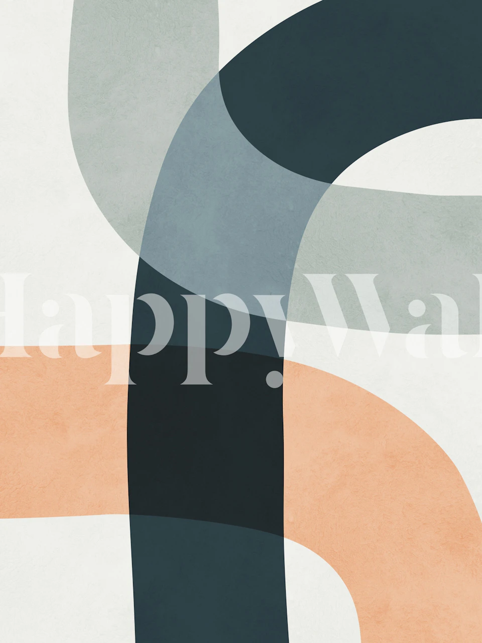 Elegant Swirl Design tapet i ett rum