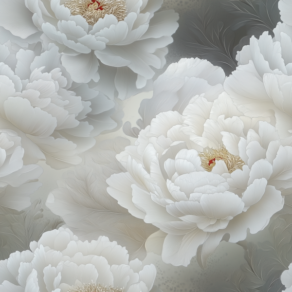 Cream Peony Blossom