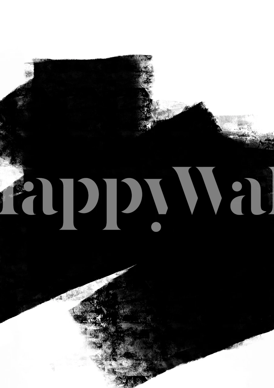 Modern Black Essence tapet uppvisad i ett rum