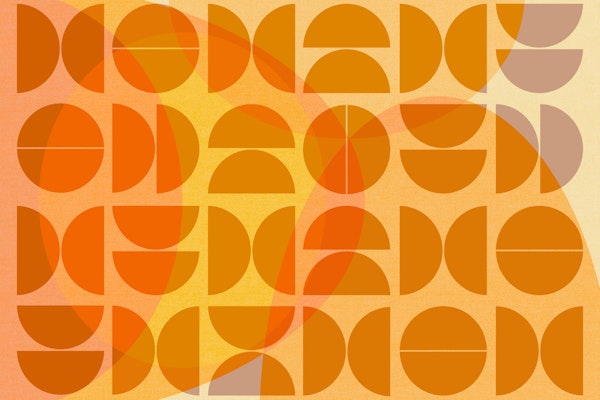 Mid-Century Sunset Geometry