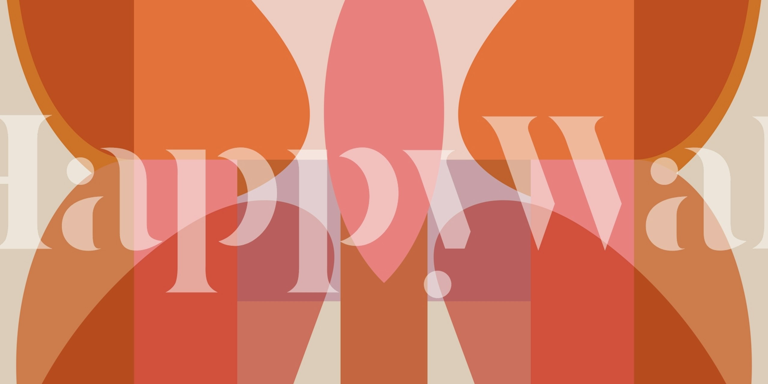 Warm earthy abstract wallpaper featuring red and beige shapes.