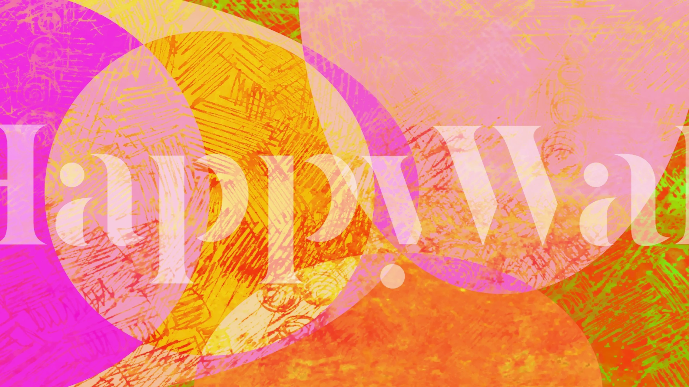 Vibrant Hues Canvas-tapet i et rum