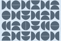 Grey Geometric Bauhaus wallpaper