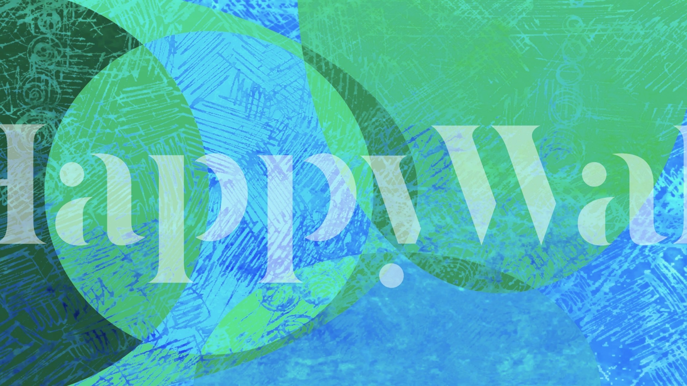 Emerald and Sapphire Swirl wallpaper in a room