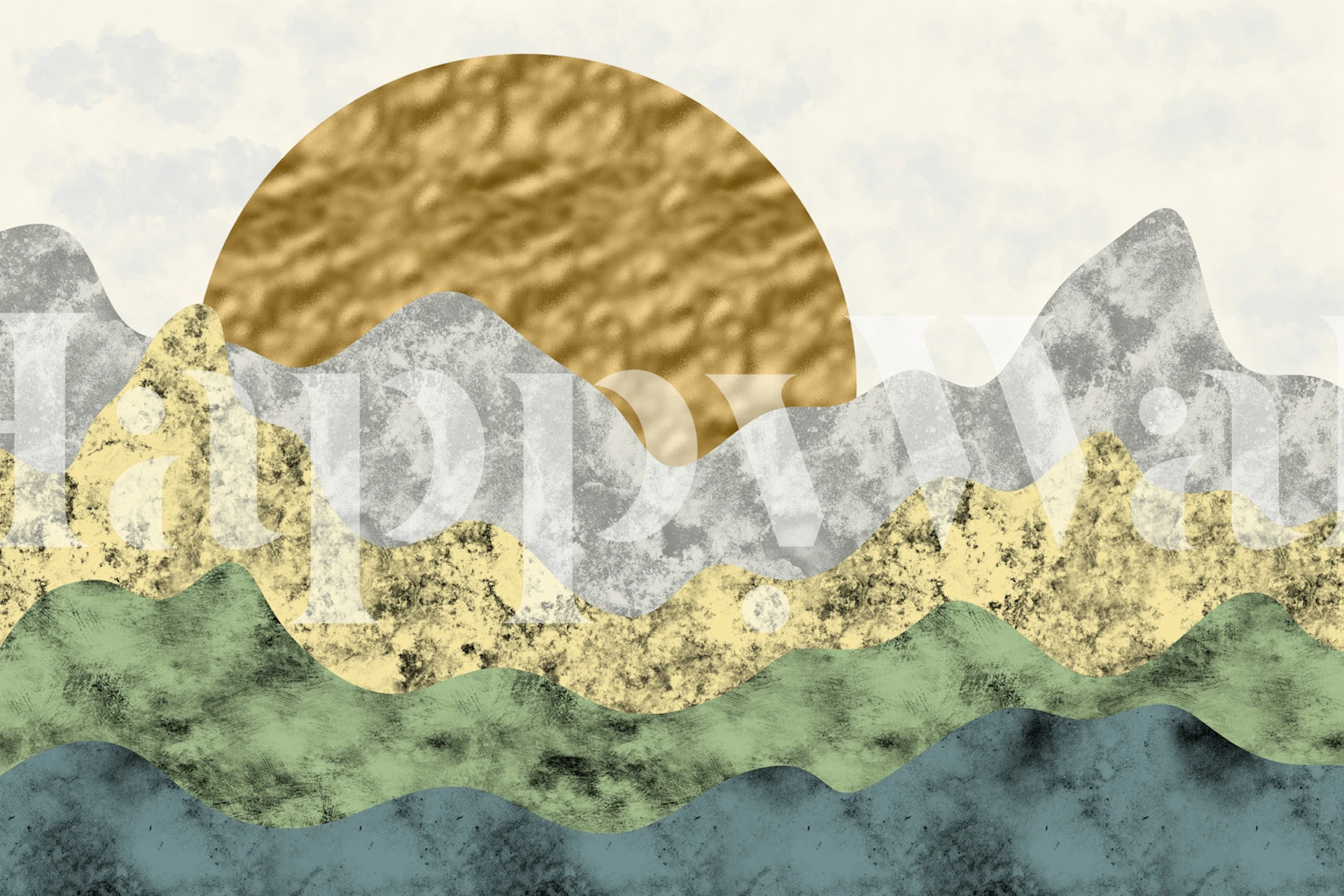 Whimsical Landscape 2 wallpaper design