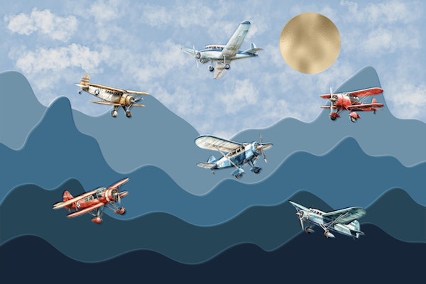 Retro Airplane Adventure