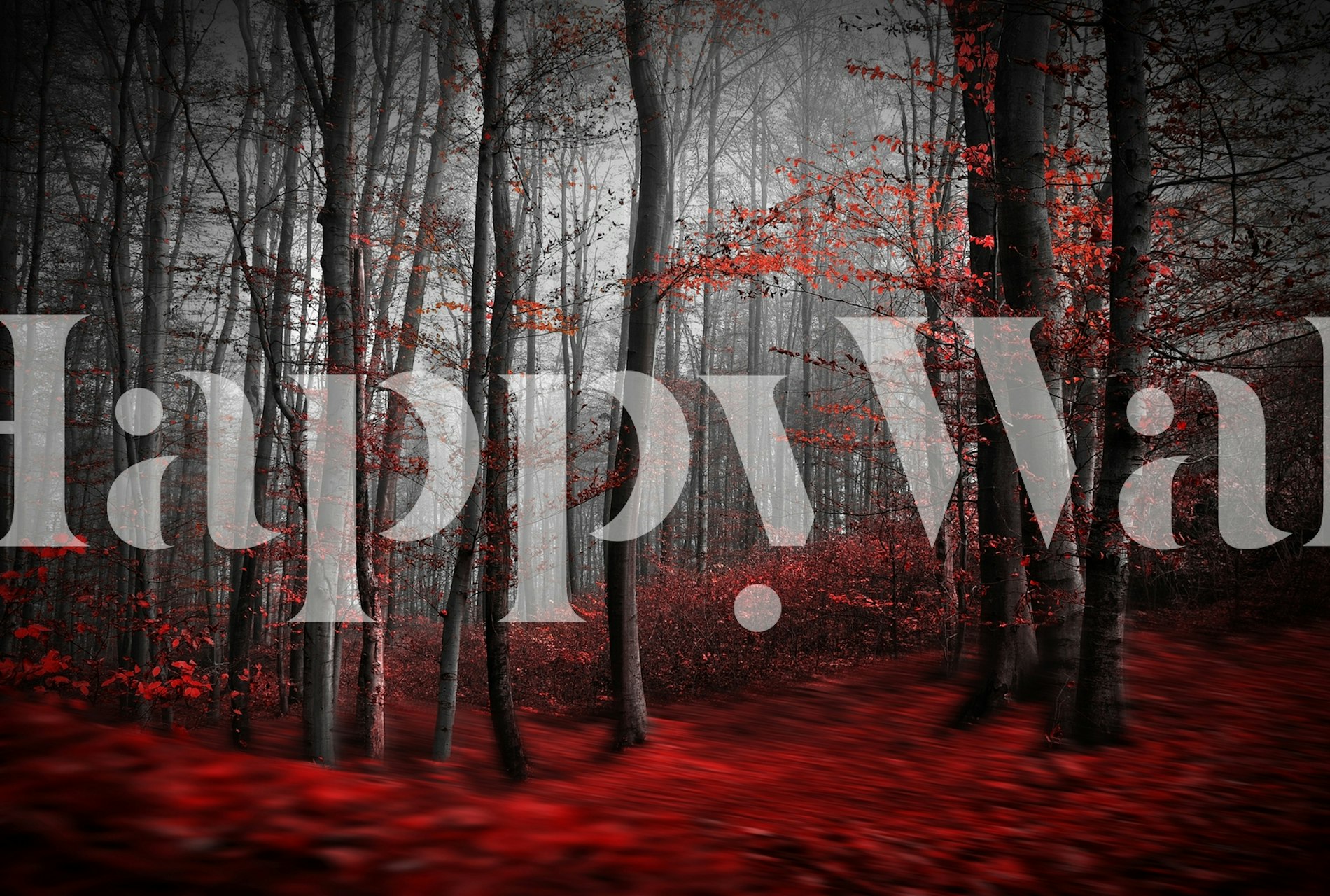 Bloody River tapet i en rumindretning