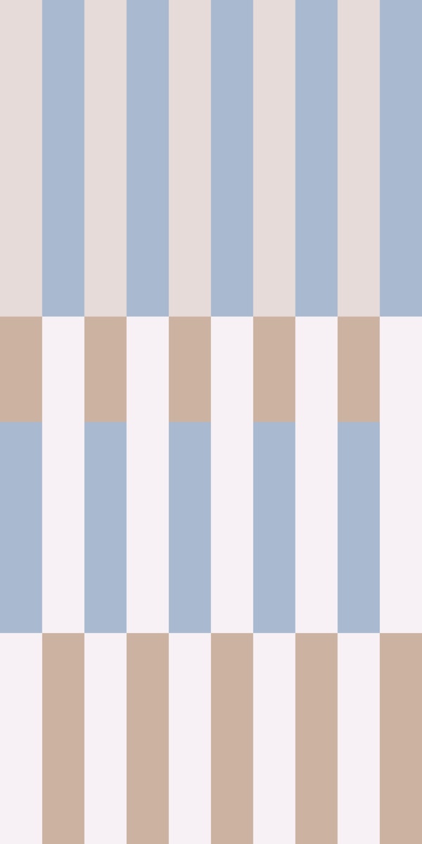 Tile Stripes Blue Greige