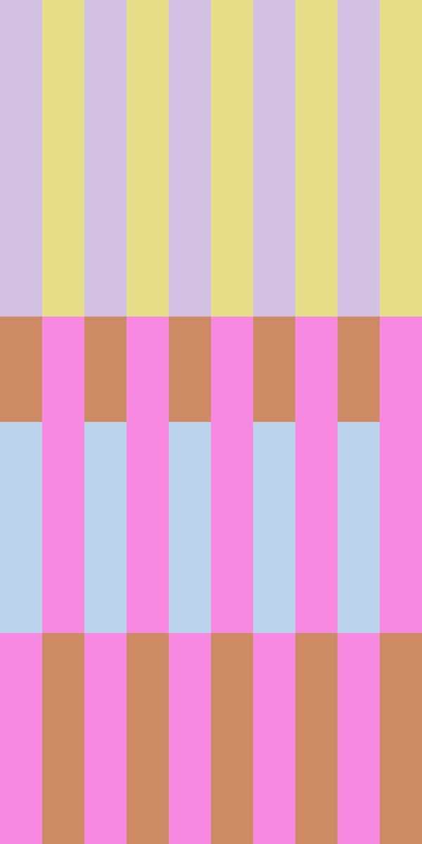 Tile Stripes Yellow Pink