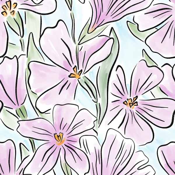 Watercolour Blossoming Spring Charm