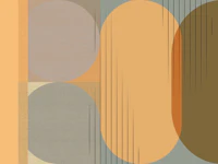 Elegant Modern Vintage Geometry tapete