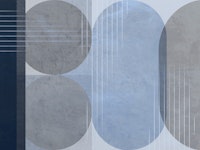 Minimalistic Rounds behang