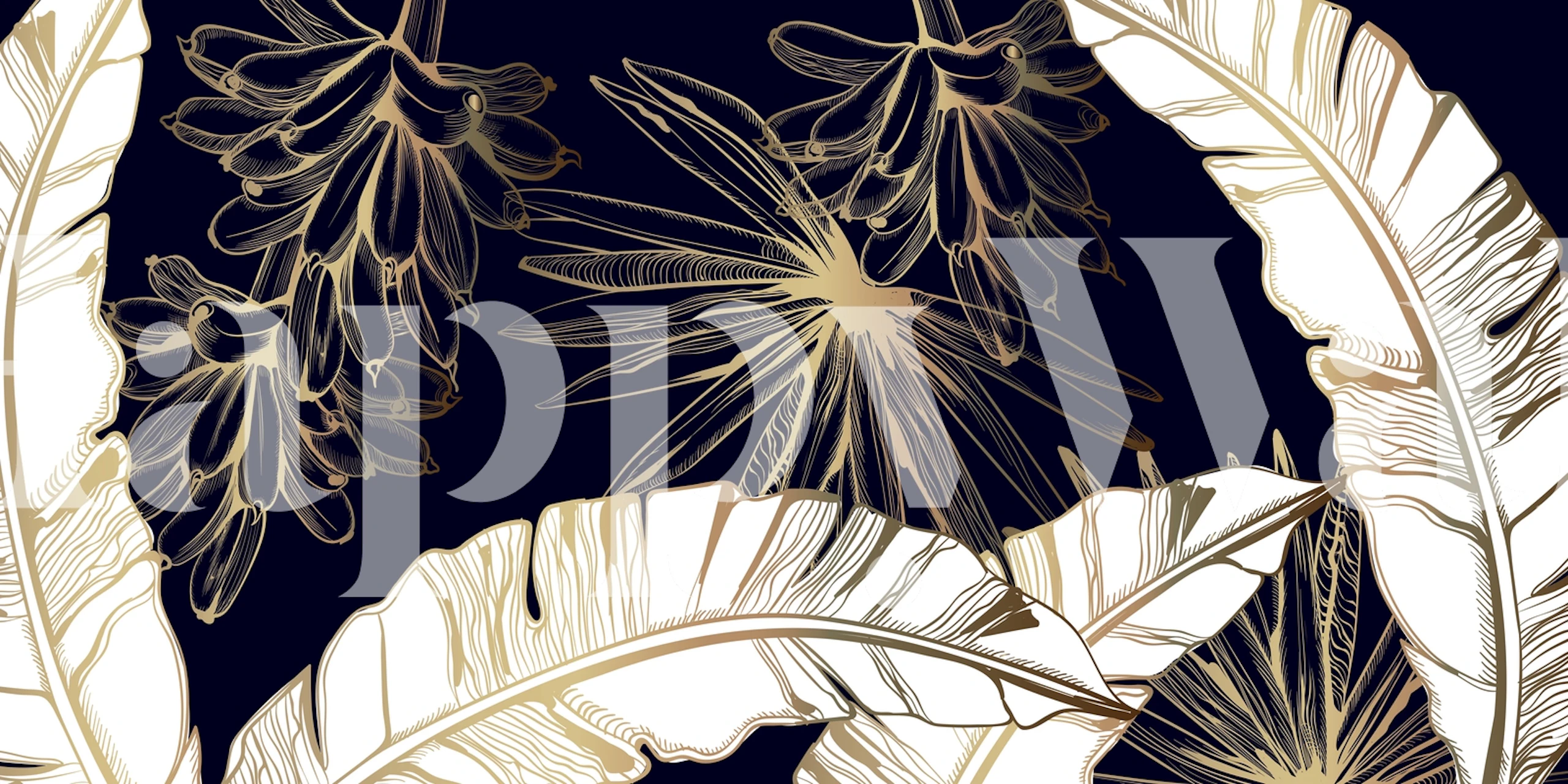 Madagascar-tapetti trooppisilla kasveilla