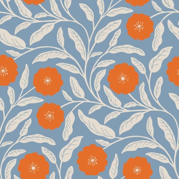 Botanic Bliss Soft Blue