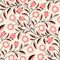 Graceful Petals Dance papel de parede